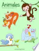 libro Animales Libro Para Colorear Para Niños Pequeños 1, 2 & 3
